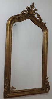 Franse spiegel mirror kuif Brocante