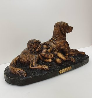 hond met cupido liefde en trouw A de Ranieri  Amour Fidelite   