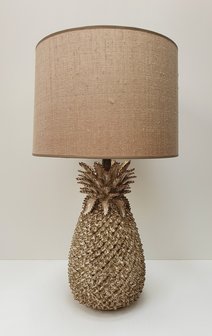 exclusieve keramische lampenvoet ananas Lumière verlichting met bijpassende handgemaakte kap 2