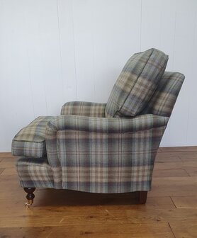 Fauteuil in Wollen ruit