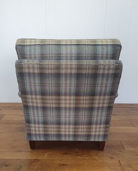 Fauteuil in Wollen ruit