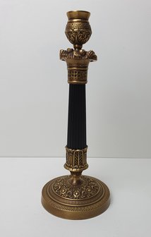 vintage messing - zwart kandelaar empire stijl