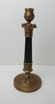 vintage messing - zwart kandelaar empire stijl