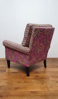 Fauteuil Sach in een gewaagde stof combinatie