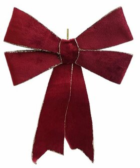 rode strik met glitter