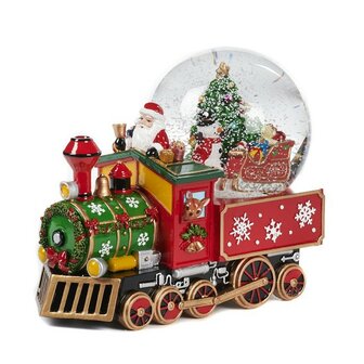 snowglobe met xmas trein