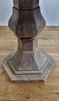 ronde eetkamer tafel naturel hout