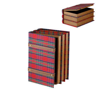 tartan opbergboek
