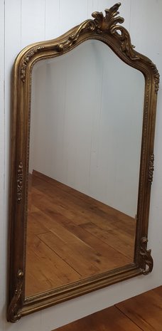 Franse spiegel Louis style  antique look golden frame