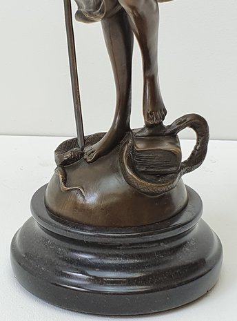 brons beeld vrouwe justitia Lady Justice 