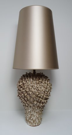 exclusieve keramische lampenvoet koraal vaas model verlichting met bijpassende handgemaakte kap 