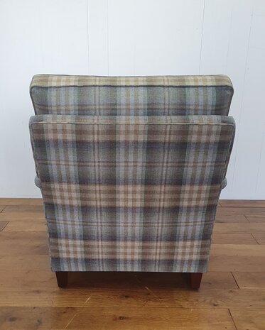 Fauteuil in Wollen ruit