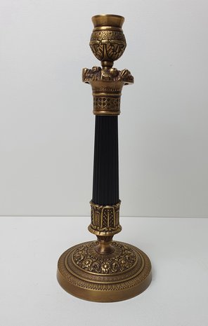 vintage messing - zwart kandelaar empire stijl