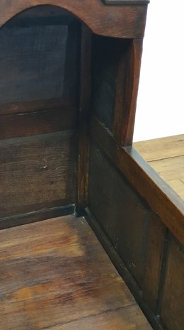 Antieke wieg massief eiken