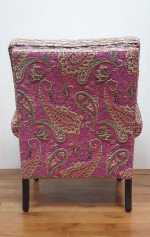 Fauteuil Sach in een gewaagde stof combinatie
