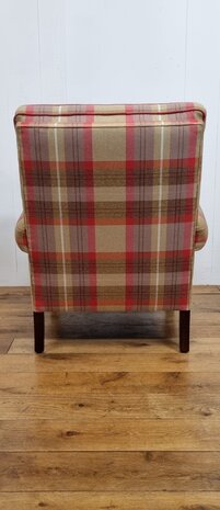 Fauteuil in Engelse ruit