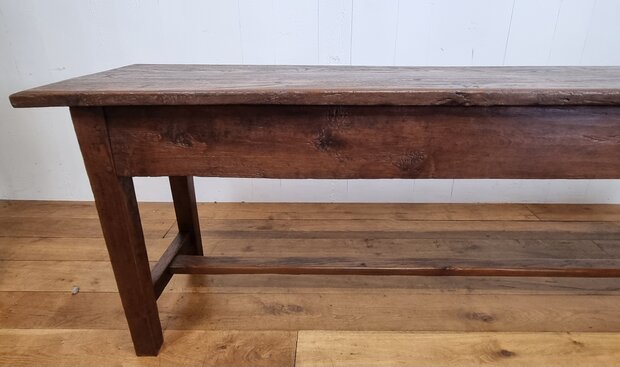 Antiek eiken wandtafel