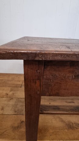 Antiek eiken wandtafel