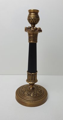 vintage messing - zwart kandelaar empire stijl