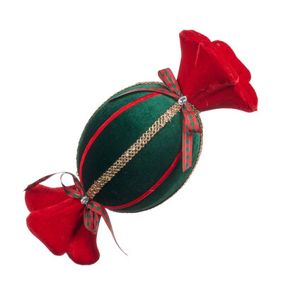 fluweel snoepjes ornament 38 cm