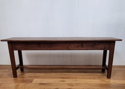 Antiek eiken wandtafel