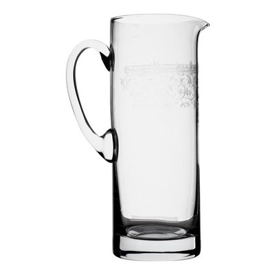 Waterkan met geslepen patroon